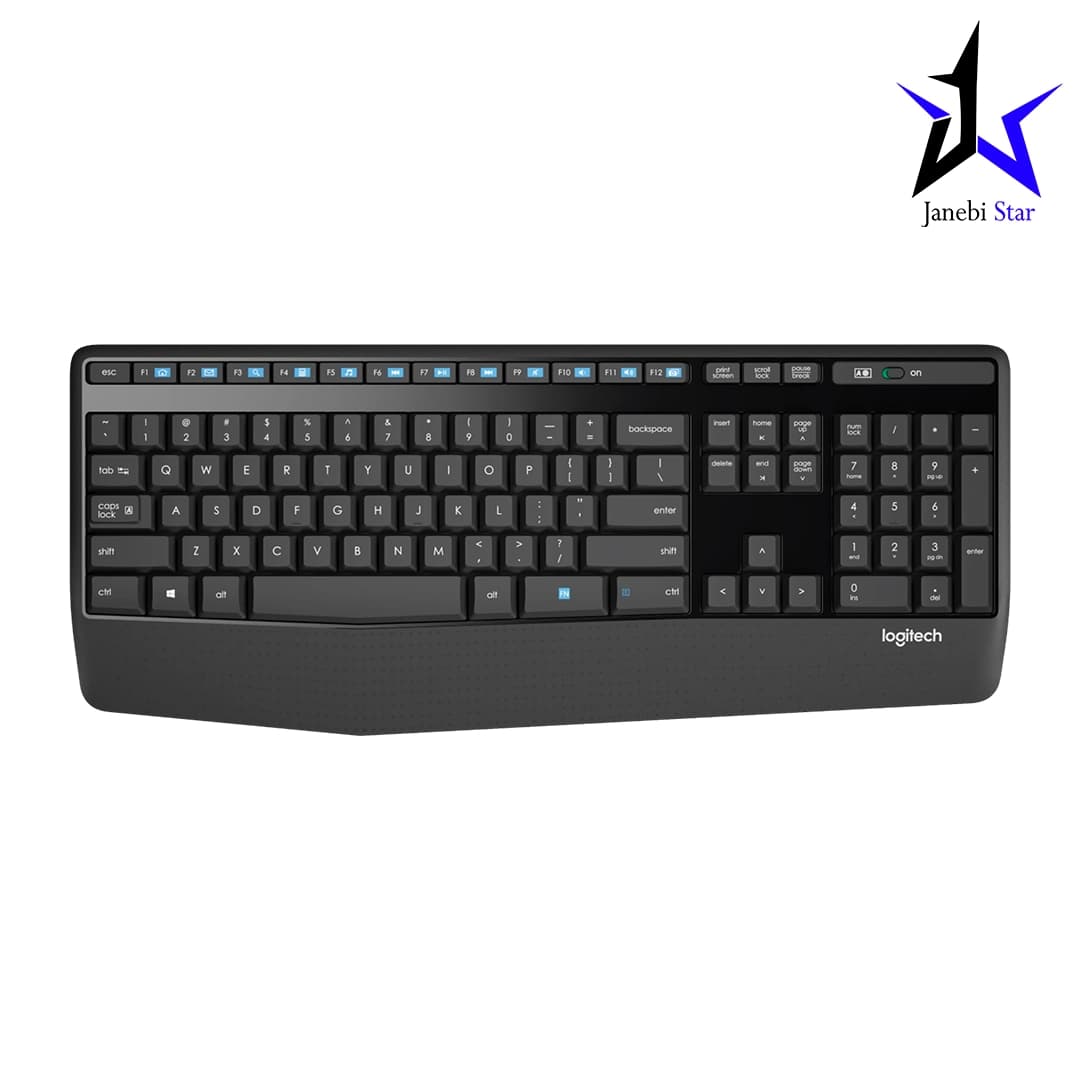 ست ماوس و کیبورد بی سیم لاجيتک مدل MK345 Black — تصویر ۳