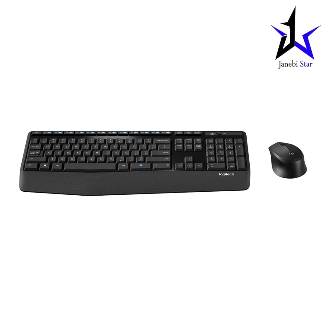 ست ماوس و کیبورد بی سیم لاجيتک مدل MK345 Black — تصویر ۲