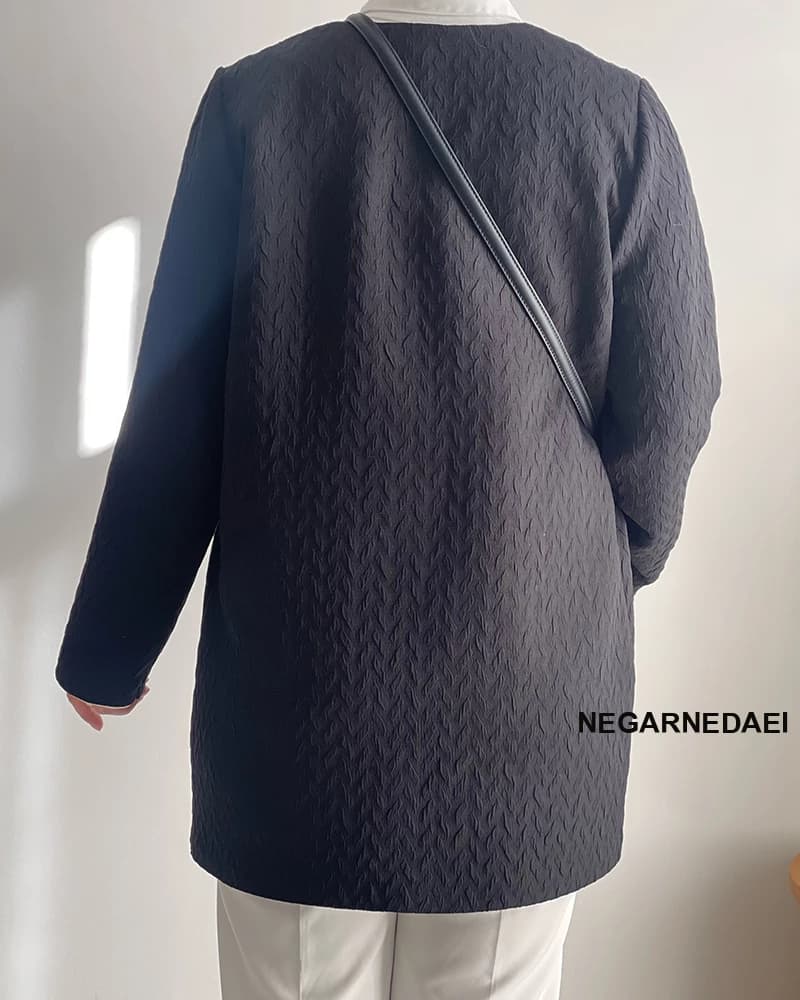 مانتو Nisa مشکی — تصویر ۴