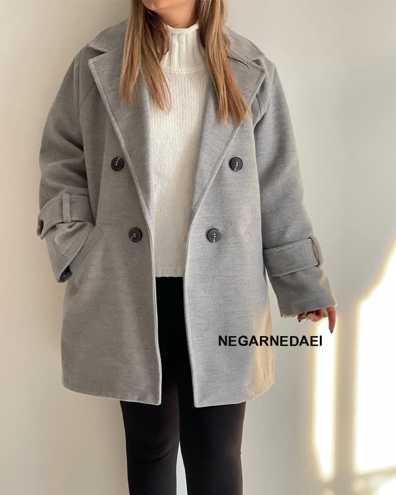 پالتو NICO طوسی (قدکوتاه) (اوتلت)