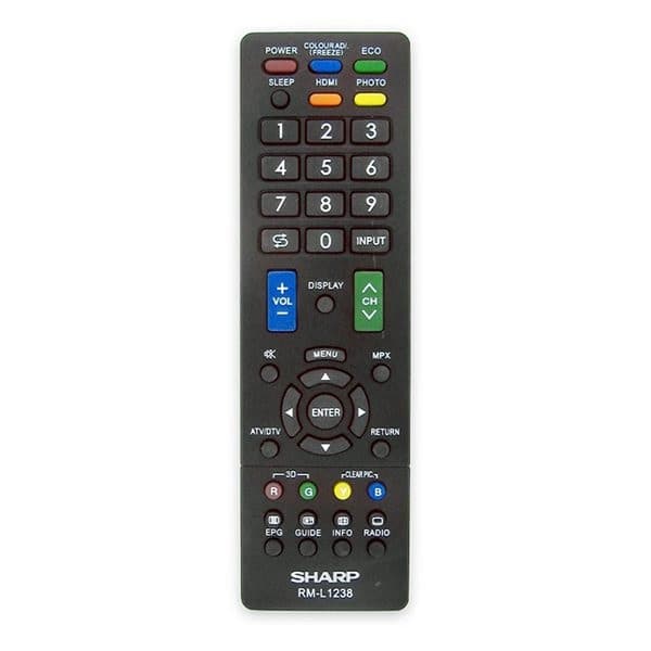 کنترل مادر تلویزیون LED شارپ SHARP مدل RM-L1238