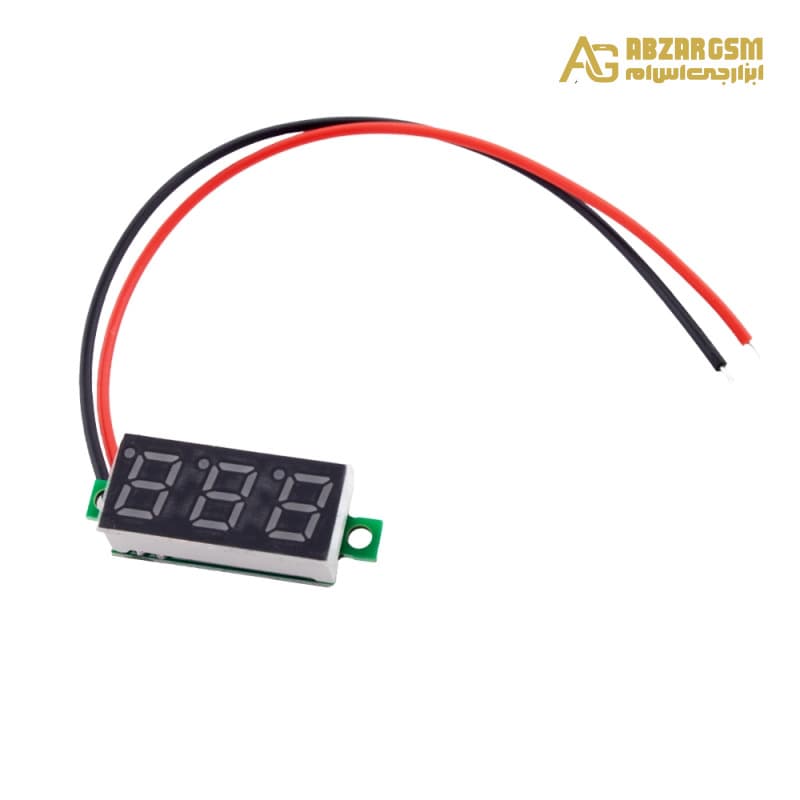 ماژول ولتمتر سایز 0.28 اینچ 2 سیمه — تصویر ۸