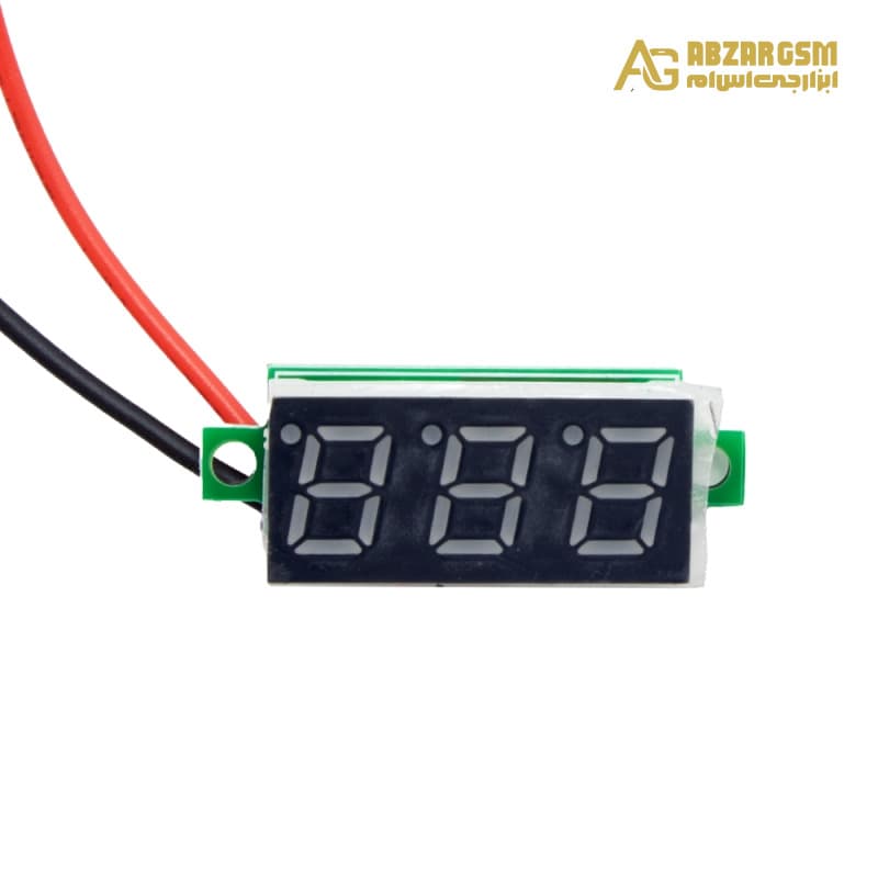 ماژول ولتمتر سایز 0.28 اینچ 2 سیمه — تصویر ۹
