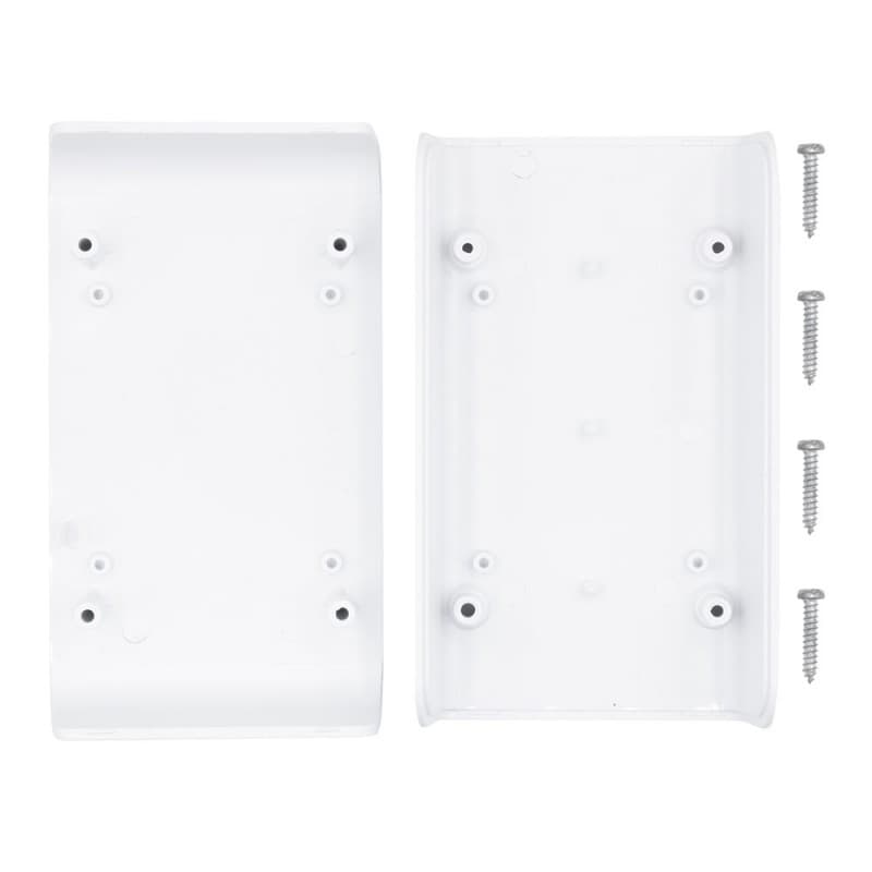 جعبه برد پلاستیکی دو تکه سفید مدل BMD-A سایز 110x65x28 میلی‌متر – محفظه پروژه الکترونیکی — تصویر ۲
