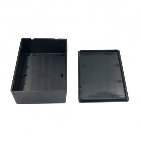 جعبه برد پلاستیکی دو تکه مشکی مدل BMD-A سایز 121x81x40 میلیمتر – محفظه پروژه الکترونیکی — تصویر ۲