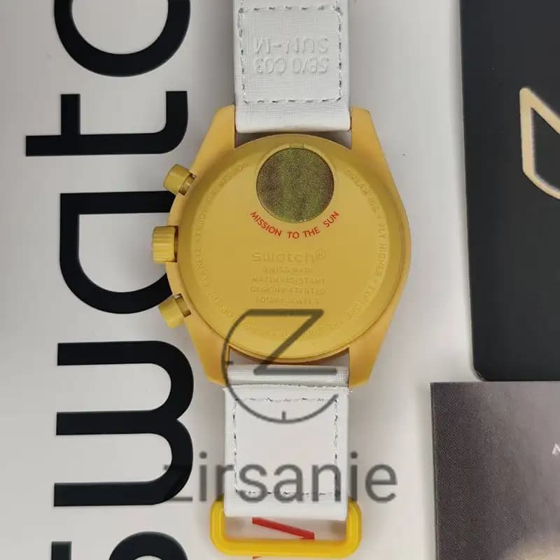 ساعت مچی امگا سواچ مدل ماموریت به سوی خورشید Omega Swatch Mission the Sun — تصویر ۱۱
