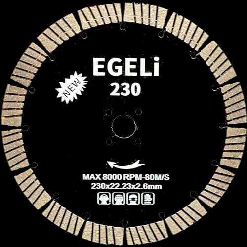 دیسک برش گرانیت ایگلی سایز 230 mm