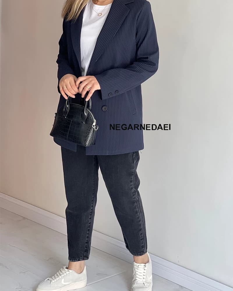 کت فاستونی Lia (سرمه ایی) — تصویر ۴