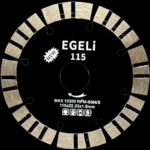 دیسک برش گرانیت ایگلی سایز 115 mm