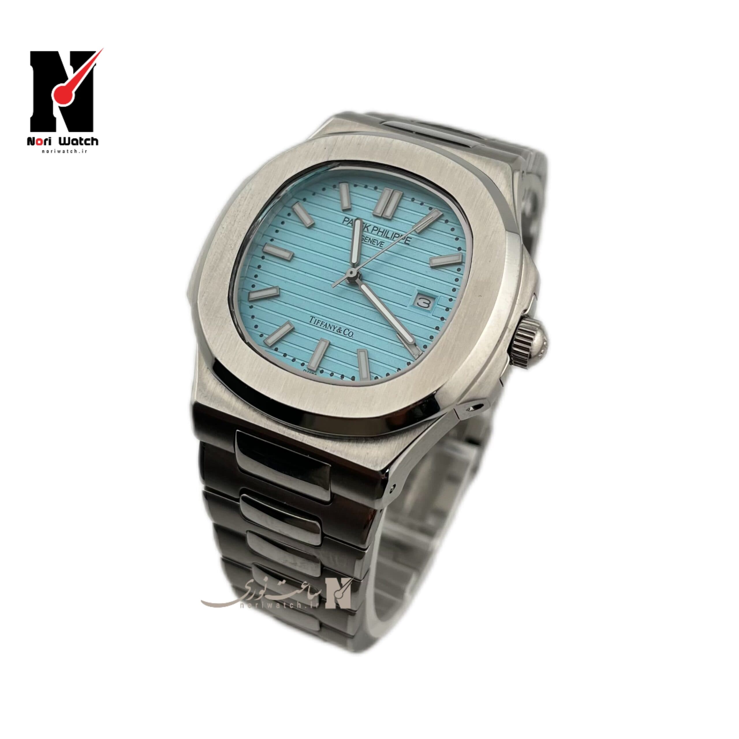 ساعت پتکفلیپ ناتیلوس مردانه تیفانی Patek Philippe Nautilus — تصویر ۲