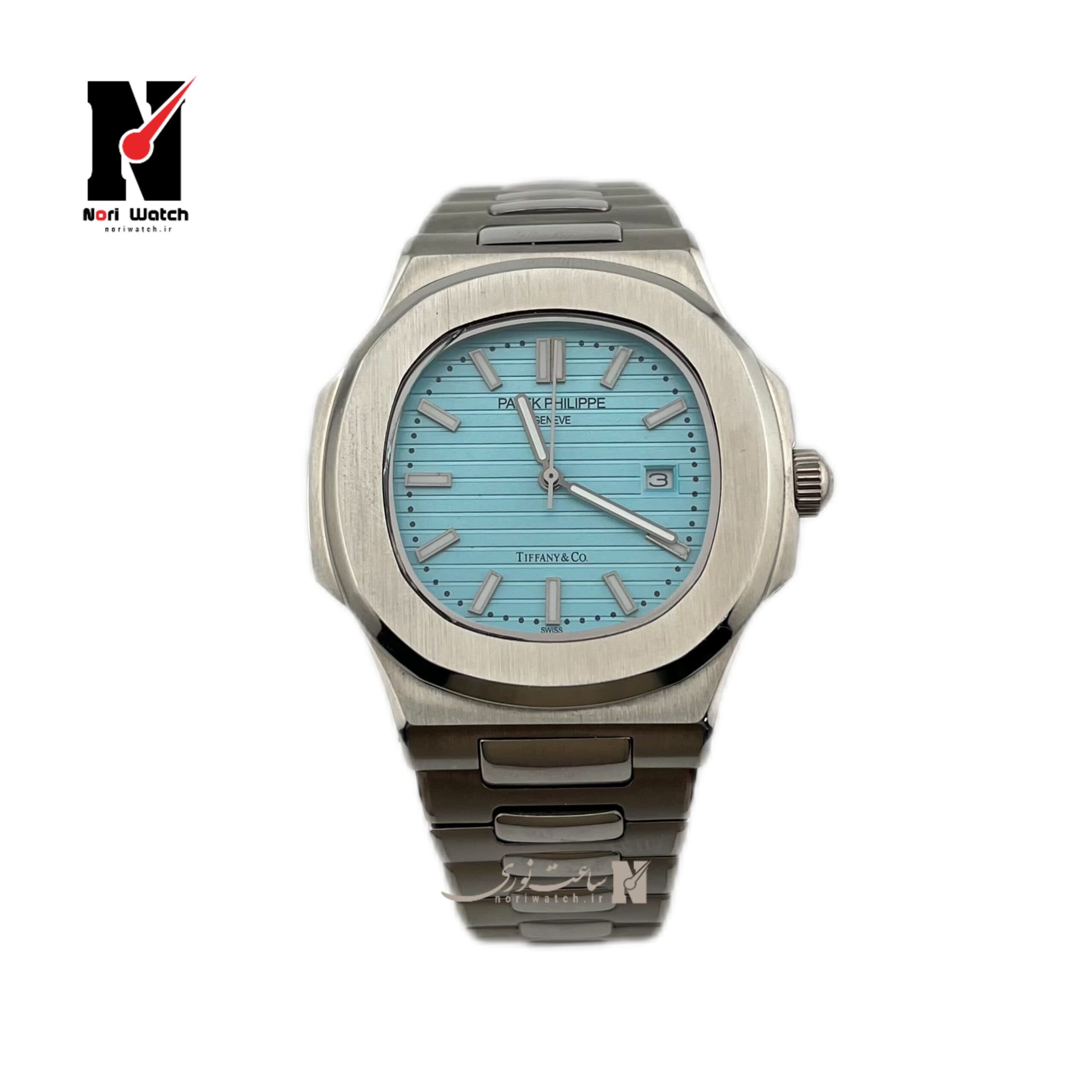 ساعت پتکفلیپ ناتیلوس مردانه تیفانی Patek Philippe Nautilus — تصویر ۳