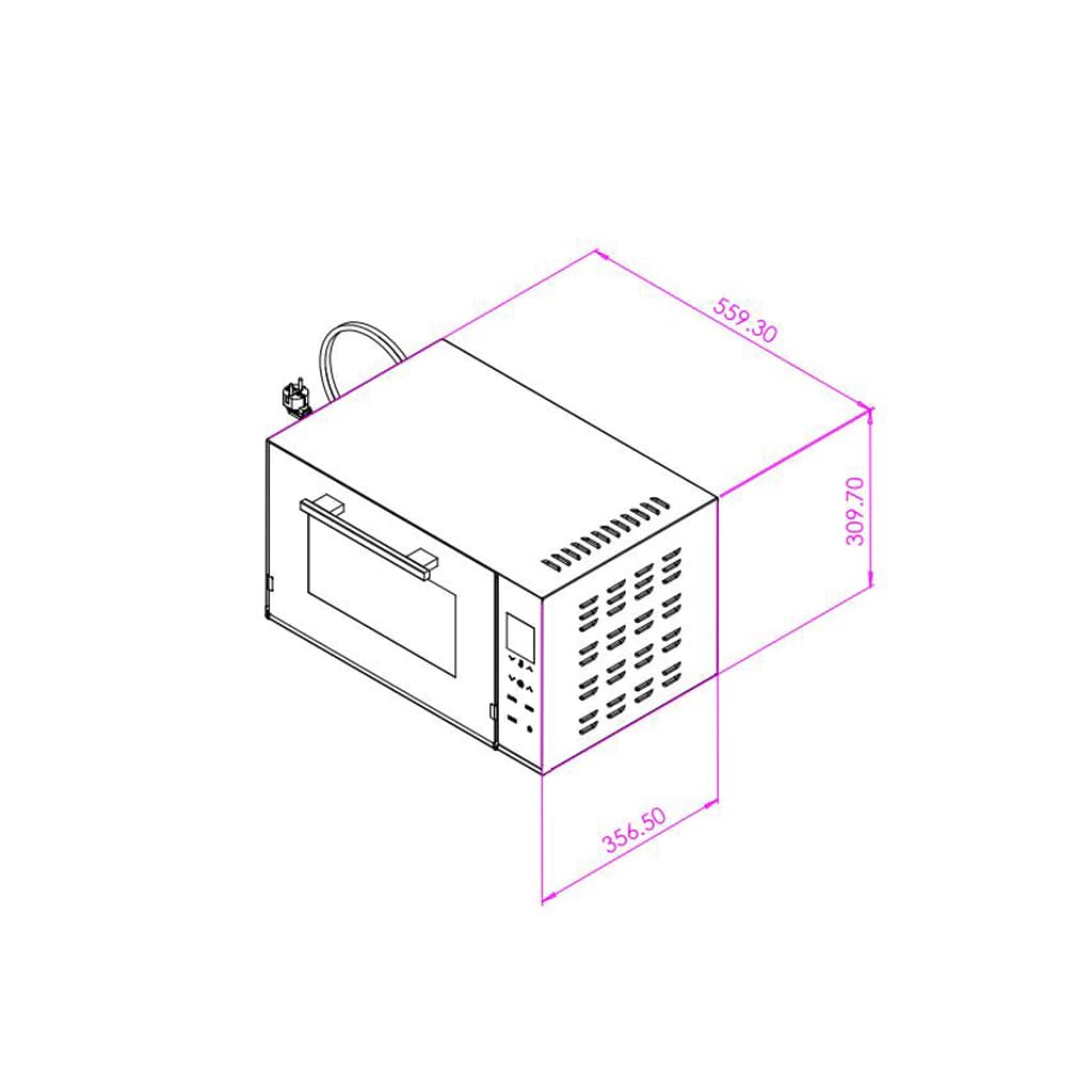 آون توستر رومیزی کن مدل TO-3601 مشکی — تصویر ۲