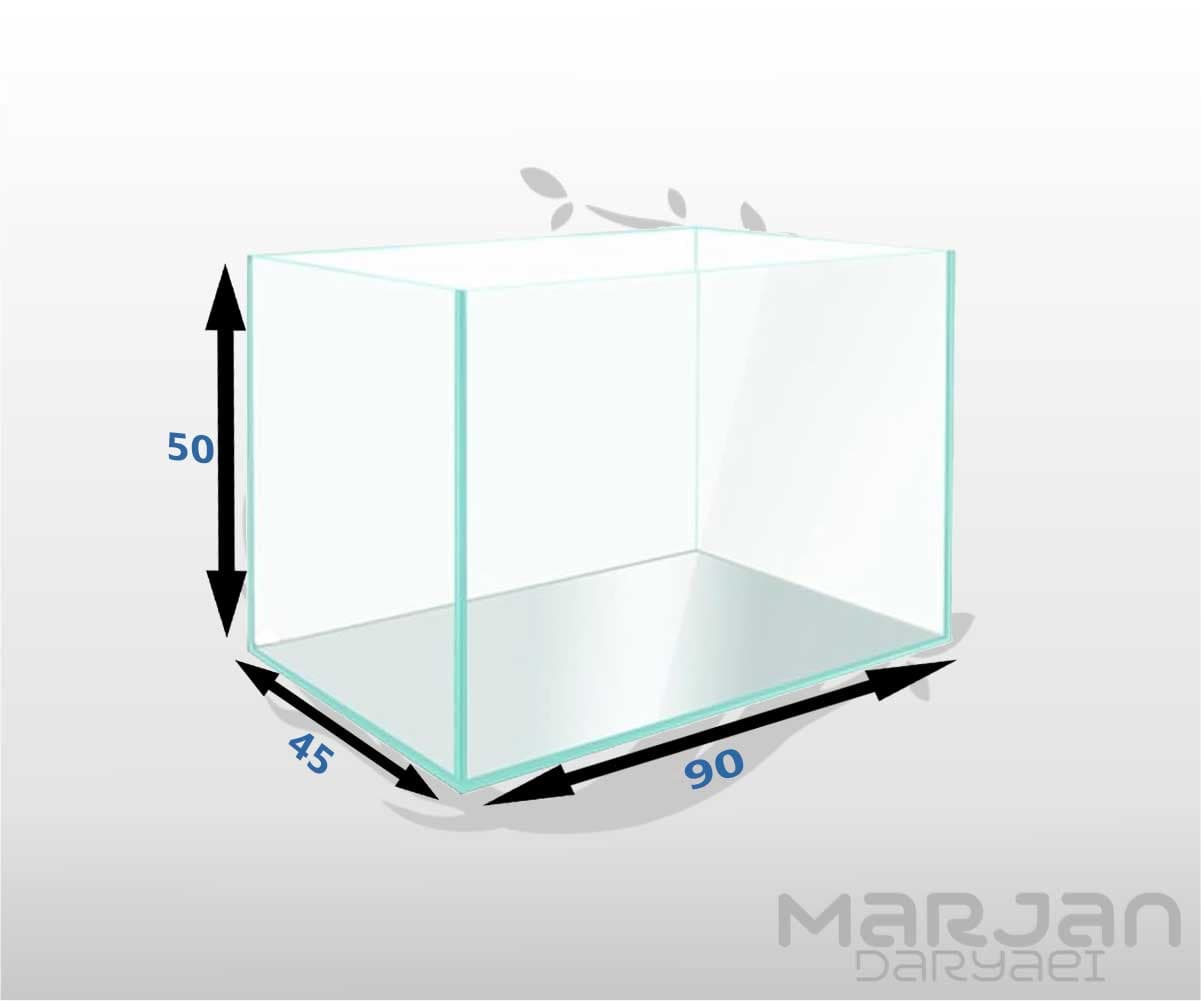 آکواریوم سوپر کلیر apa ابعاد50*45*90 (10میل)