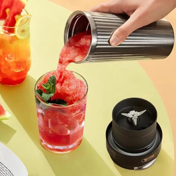 ماگ و مخلوط کن قابل حمل شیائومی درما Xiaomi Deerma Insulation Juice Cup NU80 — تصویر ۲