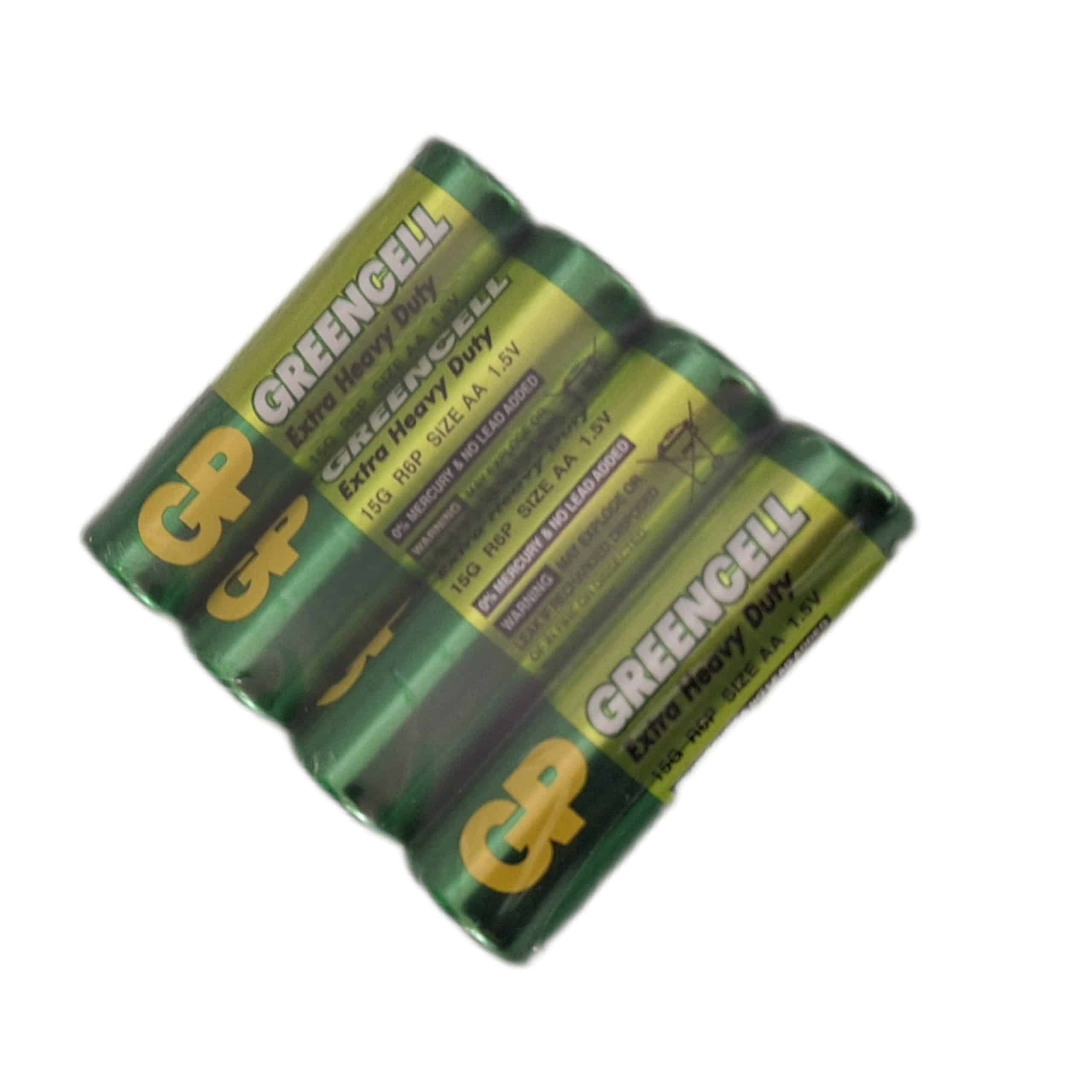 battery aa 4pcs shiring gp greencell