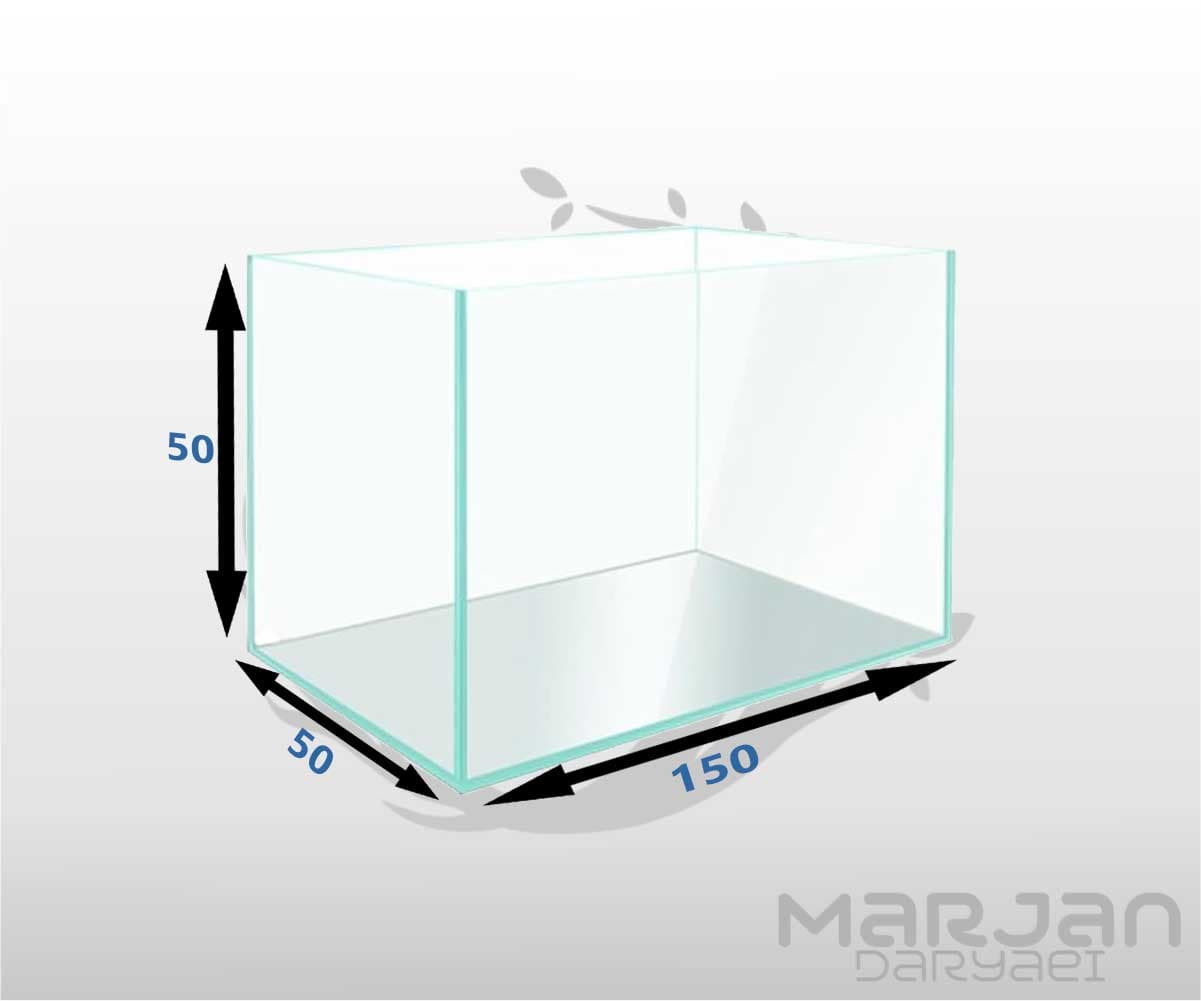 آکواریوم سوپر کلیر apa ابعاد 50*50*150
