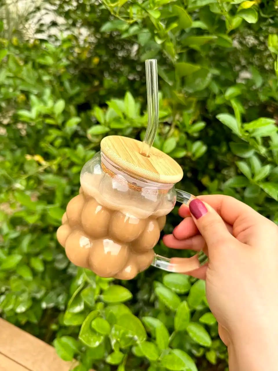 لیوان اسموتی حبابی — تصویر ۲