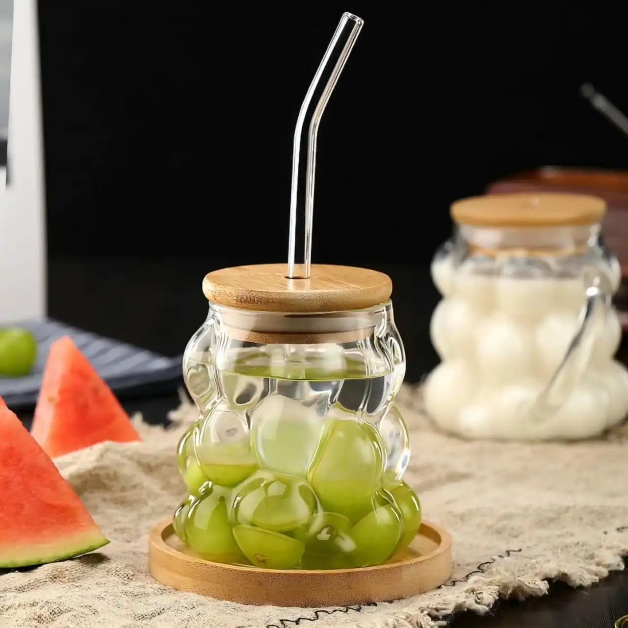 لیوان اسموتی حبابی — تصویر ۷