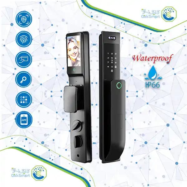 دستگیره هوشمند CL-S07 | قفل دیجیتال فول آپشن و مقاوم در برابر آب — تصویر ۲