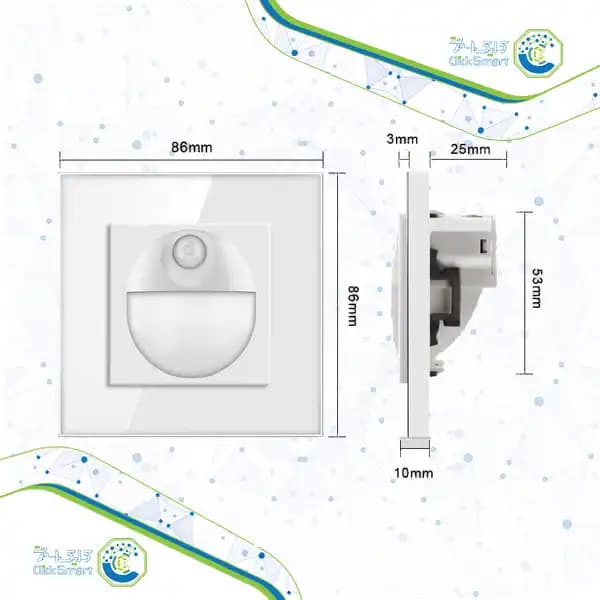 سنسور حرکتی پا مدل CL-S101 | دارای LED و حساسیت بالا به نور| کلیک اسمارت — تصویر ۳