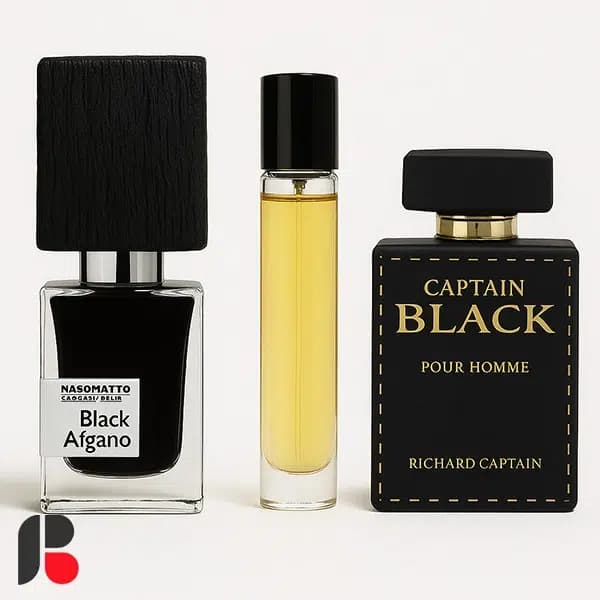 عطر ترکیبی بلک افغان و کاپتان بلک