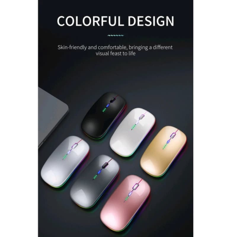 ماوس بی سیم چراغ دار RGB (حراج محصول) — تصویر ۳