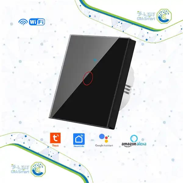 کلید هوشمند لمسی تک پل مدل CL-WTS101 | با وای فای و ریموت| کلیک اسمارت — تصویر ۳