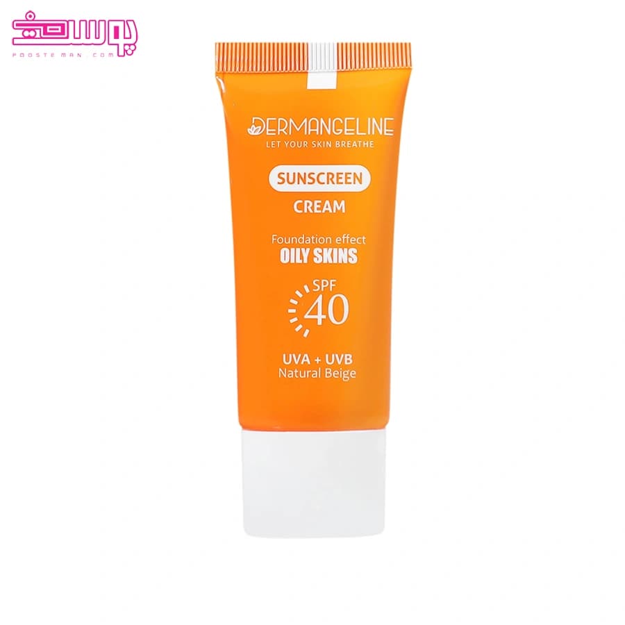 کرم ضد آفتاب رنگی پوست چرب درم انجلین SPF40 حجم 30ml — تصویر ۲