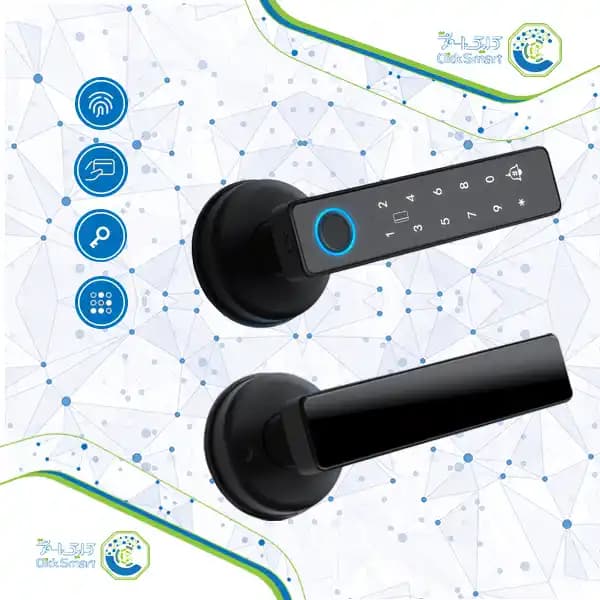 دستگیره هوشمند اهرمی مدل CL-OS478F | با اثر انگشت | کلیک اسمارت