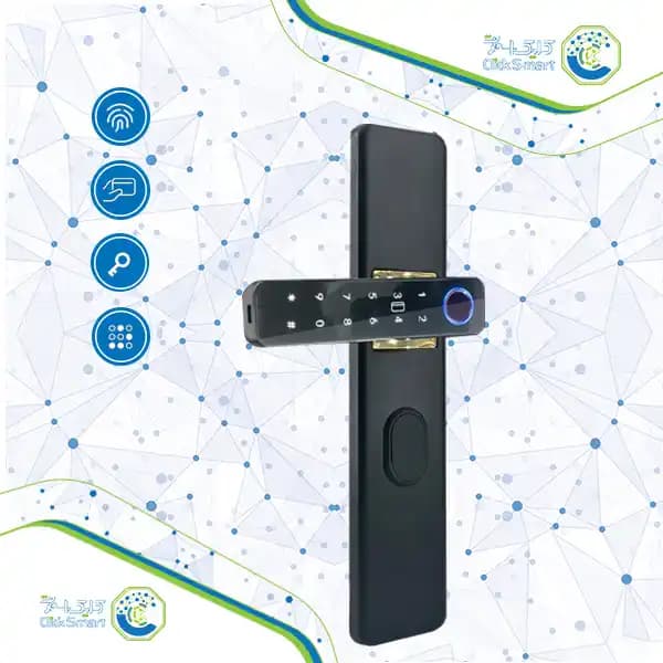 دستگیره هوشمند اهرمی مدل CL-OS8545 | با رمز و کارت | کلیک اسمارت