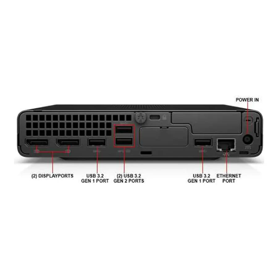 کامپیوتر کوچک اچ پی hp elitedesk 800 g6 mini — تصویر ۴