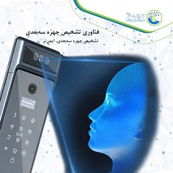 دستگیره هوشمند مدل CL-GL27 | قفل دیجیتال فول امکانات | کلیک اسمارت — تصویر ۳