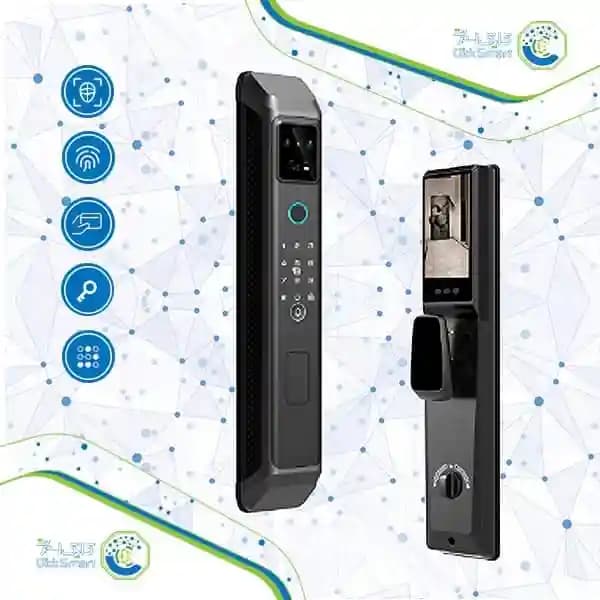 دستگیره هوشمند مدل CL-GL08 | Smart Lock با طراحی ظریف | کلیک اسمارت — تصویر ۲