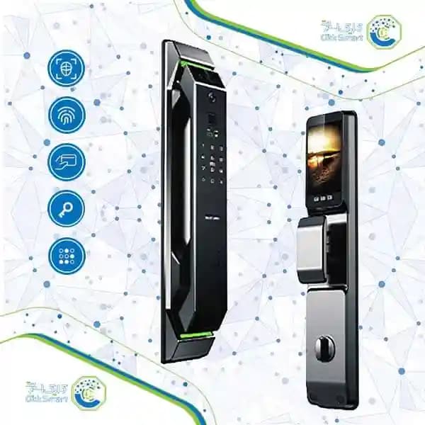 دستگیره هوشمند مدل CL-GL30 | Smart Lock امنیتی با اثر انگشت | کلیک اسمارت — تصویر ۲