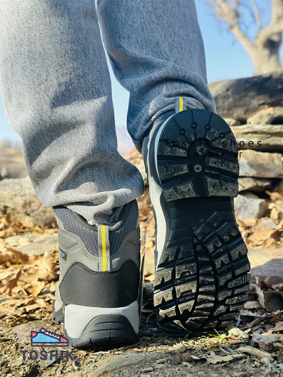 کفش هومتو ساقدار ضدآب مدل 210473A-1 ساخت چین درجه یک — تصویر ۷