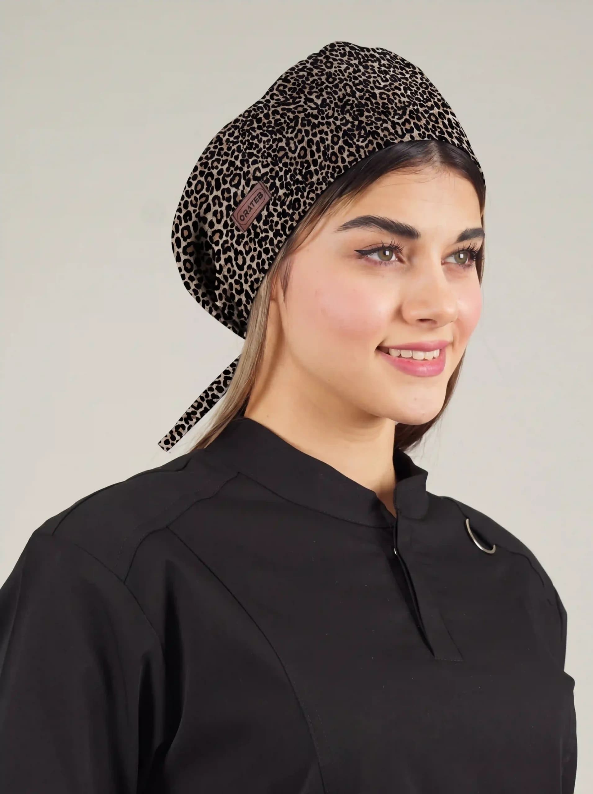 کلاه جراحی مدل ساده طرح دار کد A39