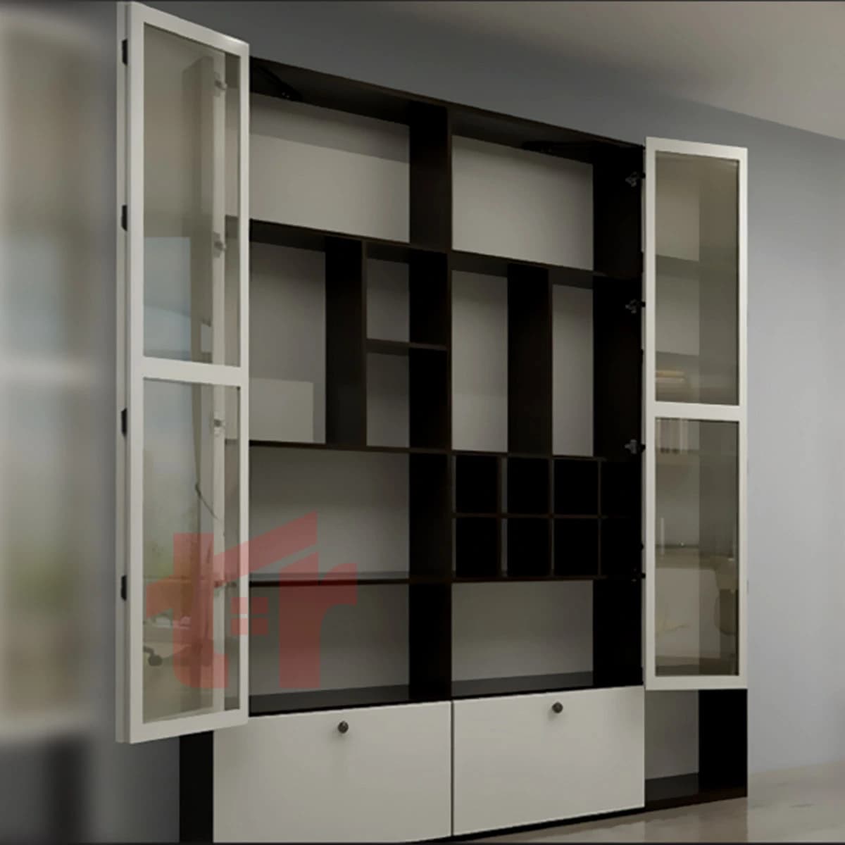 مکانیزم درب چوبی تاشو وینگ لاین سری 200 دو درب فانتونی K013