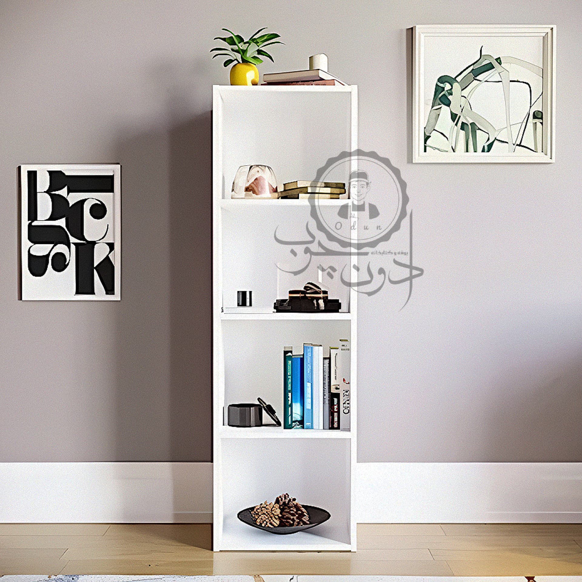 کتابخانه ام دی اف چهار طبقه اُدون چوب — تصویر ۲