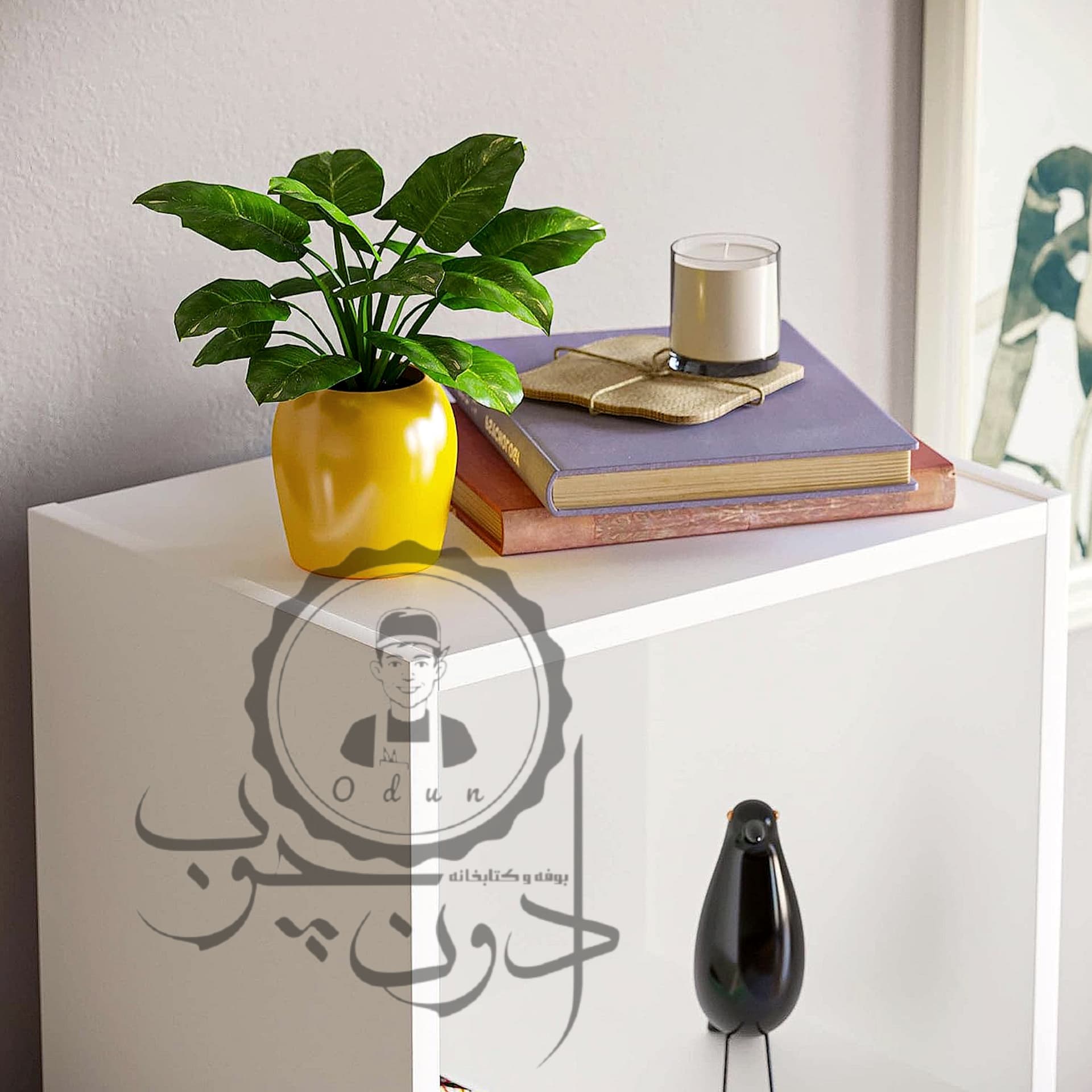 کتابخانه ام دی اف چهار طبقه اُدون چوب — تصویر ۵