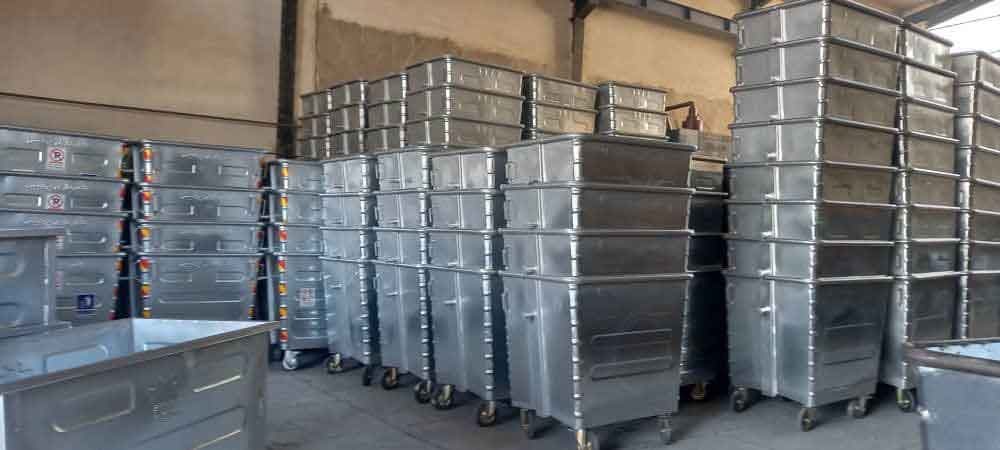 سطل گالوانیزه 660 لیتری مکعب — تصویر ۲