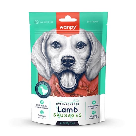 تشویقی سگ سوسیس بره ونپی – Wanpy Lamb Sausages — تصویر ۲