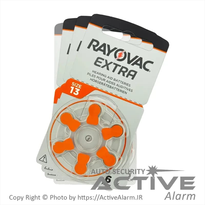 باتری سمعک ریوواک RAYOVAC سایز 13 (بسته ۶ تایی) — تصویر ۲