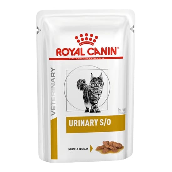 پوچ گربه یورینری S/O رویال کنین مدل تکه ای در ژله – Royal Canin Urinary S/O Cat Pouch morsels in gravy