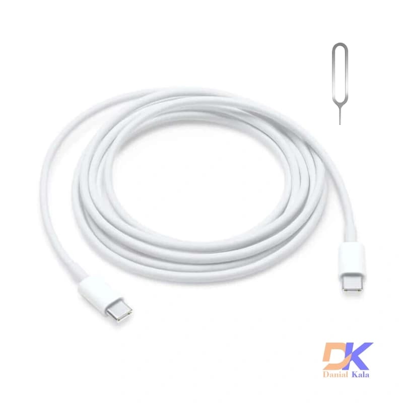 کابل شارژ دو سر تایپ C اپل 60 وات مدل A2795 درجه یک (Premium)