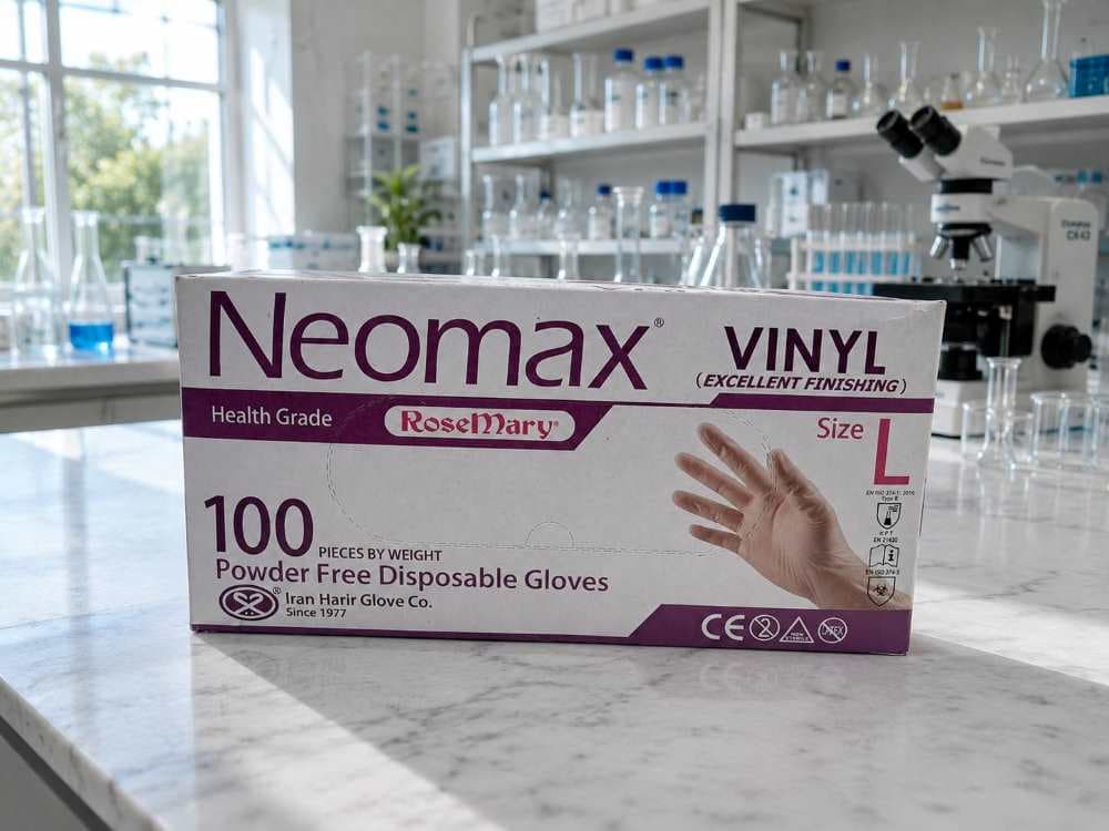 دستکش وینیل برند NEOMAX– سایز L