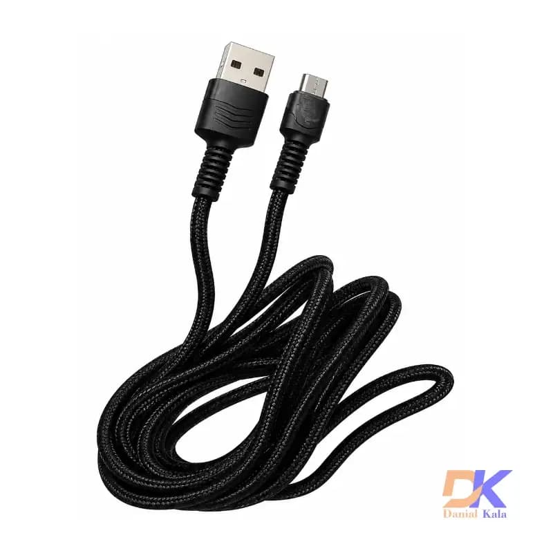 کابل دیتا و شارژ USB به MICRO کزن مدل KZ-CA122 با روکش کنفی مقاوم