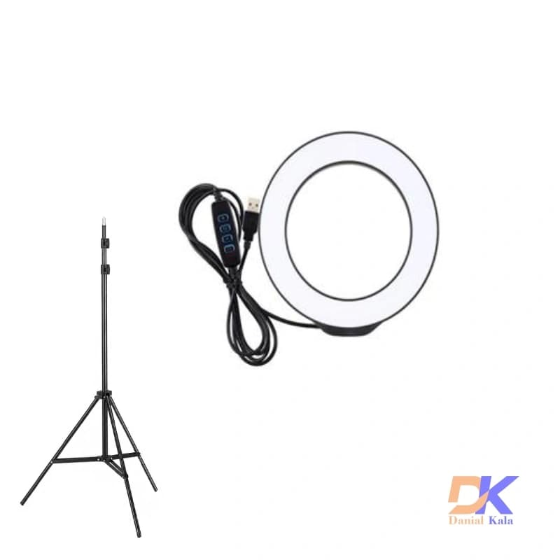 رینگ لایت مدل LJJ-16 به همراه پایه