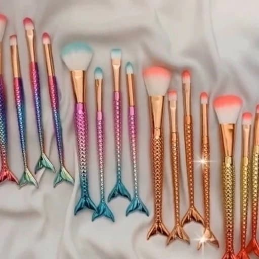 ست براش 4 تکه طرح پری دریایی — تصویر ۵