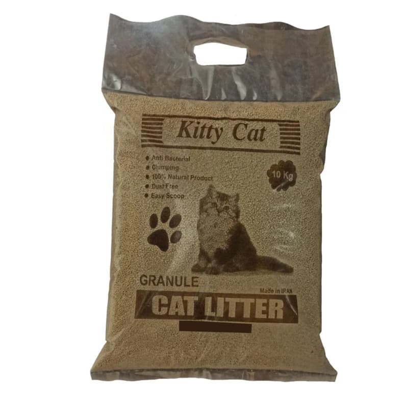 خاک گربه گرانول اولترا کیتی کت 10 کیلویی KITTY CAT ( ارسال فقط شهر تهران )