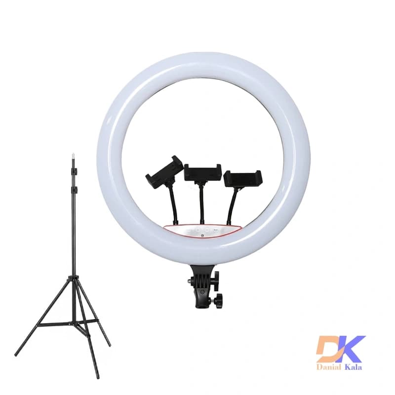 رینگ لایت 22 اینچی مدل LJJ-56 به همراه پایه